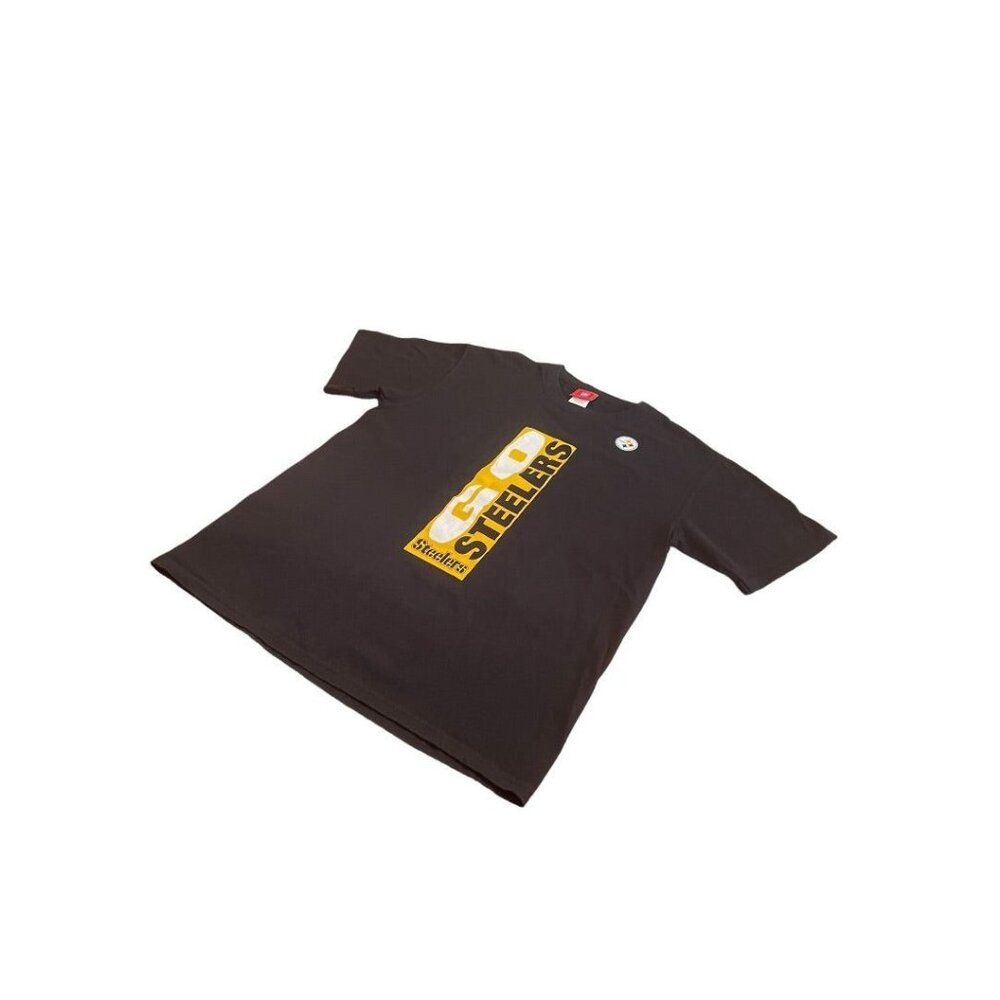 Medium NFL Pittsburgh Steelers Mens Go Steelers Football 100% Cotton TShirt
